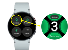 Samsung Galaxy Watch Samsung Health Connect TV screenshot