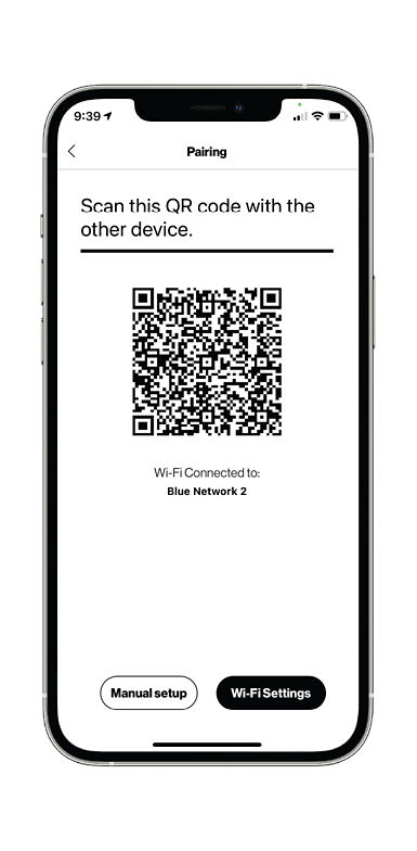 Scan the QR code--new phone