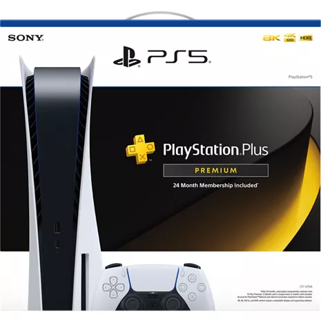 Paquete de PlayStation 5 Sony con 24 meses de suscripción a PlayStation Plus Premium