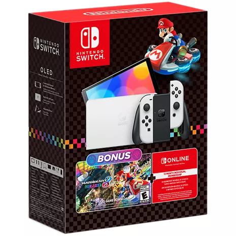 Paquete de Nintendo Switch OLED y Mario Kart 8 Deluxe