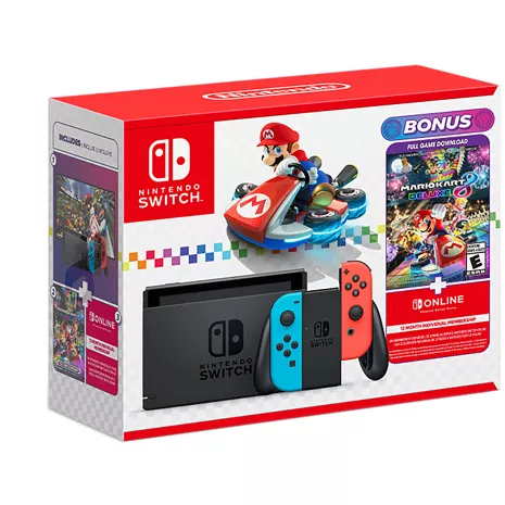 Paquete de Nintendo Switch y Mario Kart 8 Deluxe