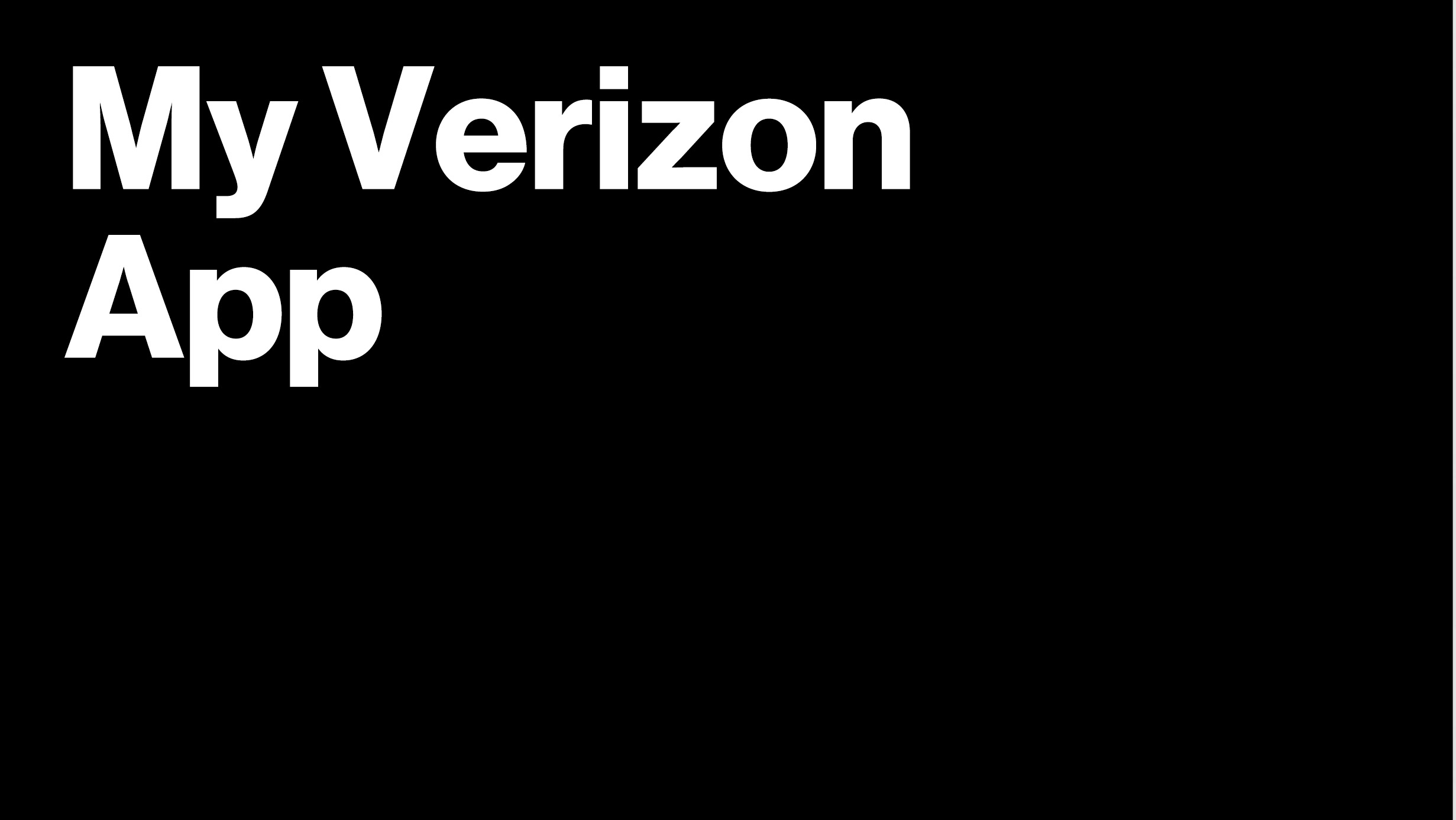 Presentamos My Verizon App