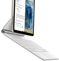 iPad Air conectado al Magic Keyboard