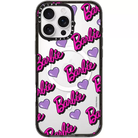 CASETiFY Funda Impact con MagSafe para el iPhone 16 Pro Max - Barbie Logo