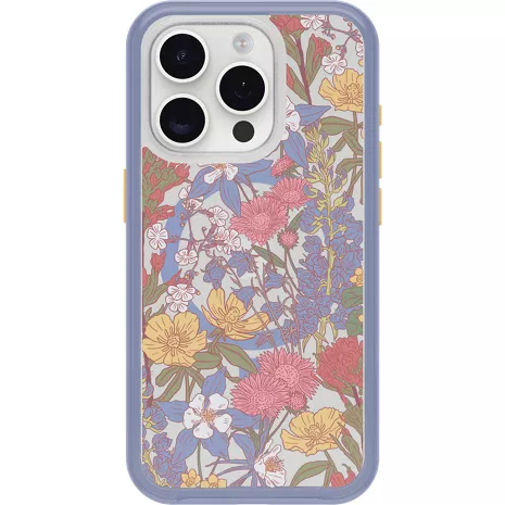 OtterBox Funda Symmetry Series para el iPhone 16 Pro Max * - Floral Purple