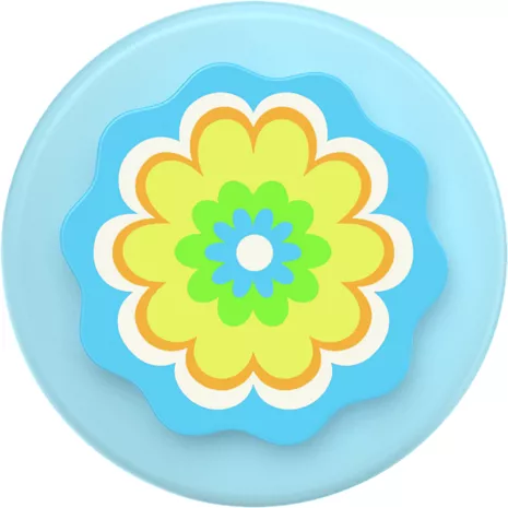 PopSockets PopGrip con Magsafe - Molded Flower Kaleidoscope Blue