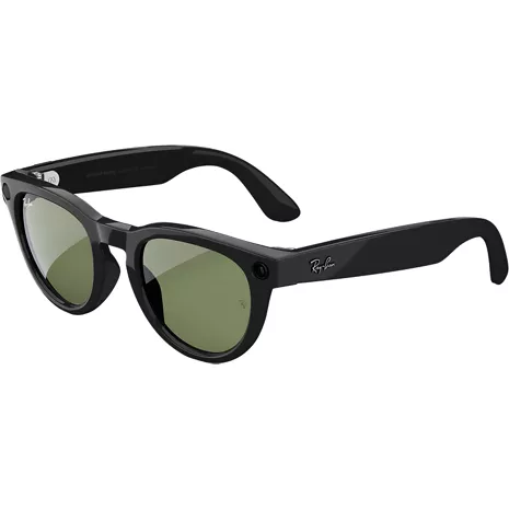 Ray-Ban Lentes inteligentes Headliner con ajuste de puente bajo y lentes verdes