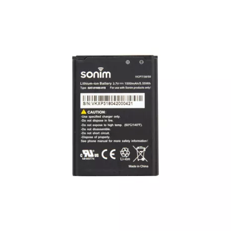 Sonim - Batería Sonim de ion de litio de 1500 mah para el XP3