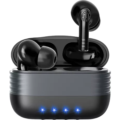 Audífonos con sensor de huella dactilar A Unity System Baraka AUS-M30 True Wireless - Negro