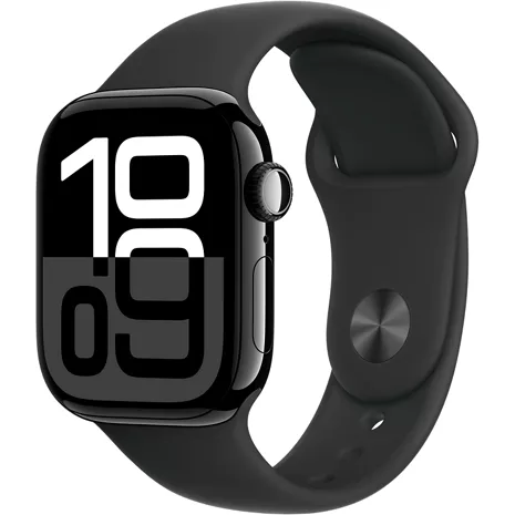 Apple Watch Series 10 con caja de aluminio negro azabache, imagen 1 de 1