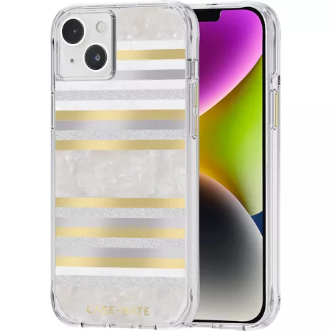 Case-mate Funda con MagSafe para el iPhone 14 Plus - Pearl Stripes