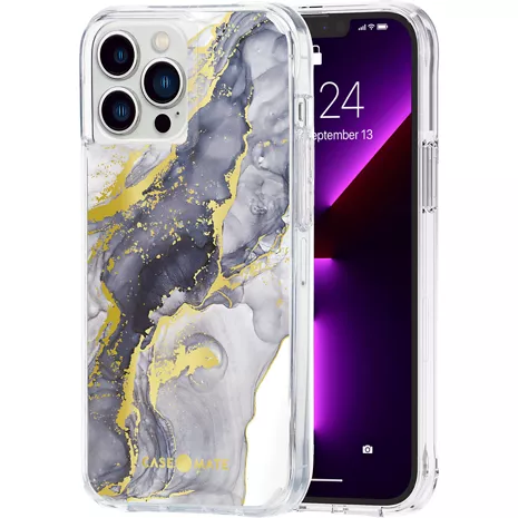 Case-mate Funda Prints para el iPhone 13 Pro Max - Navy Marble