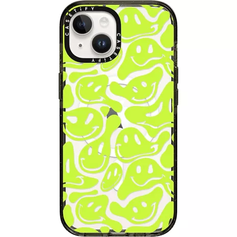 CASETiFY Funda Impact con MagSafe para el iPhone 15 - Acid Smiles