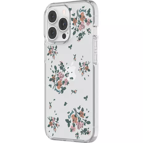 Coach Funda dura para el iPhone 13 Pro Max - Rose Bouquet/Transparente