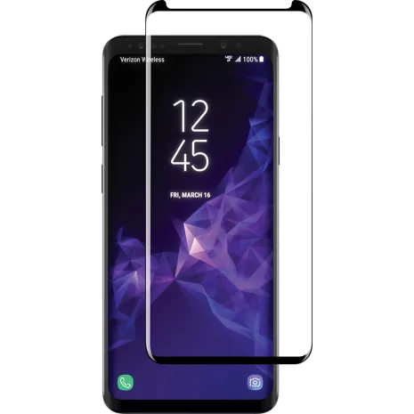 Funda de pantalla de vidrio templado curvo Verizon para el Galaxy S9+