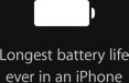 Duración de batería más prolongada en un iPhone hasta ahora