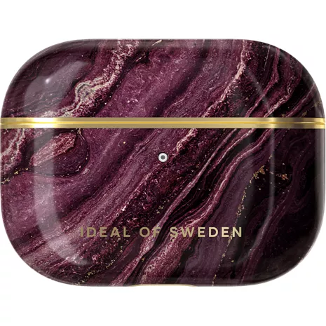 Estuche iDeal of Sweden Fashion para los AirPods Pro - Plum Marble