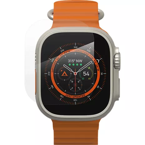 ZAGG Protector de pantalla InvisibleShield Glass Fusion para el Apple Watch Ultra con caja de 49 mm