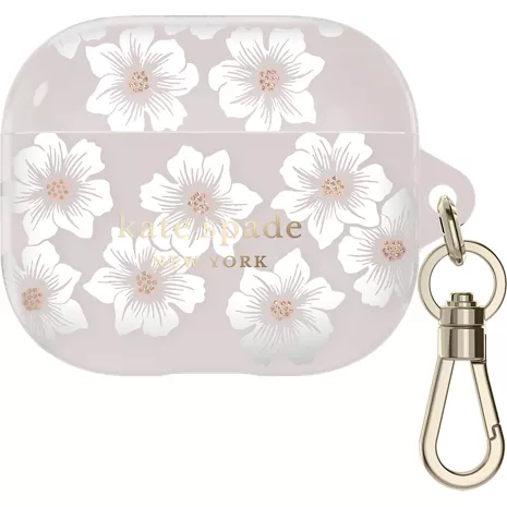 Estuche kate spade new york para los AirPods (3.ª generación) - Hollyhock Cream (crema)/Translucent Blush