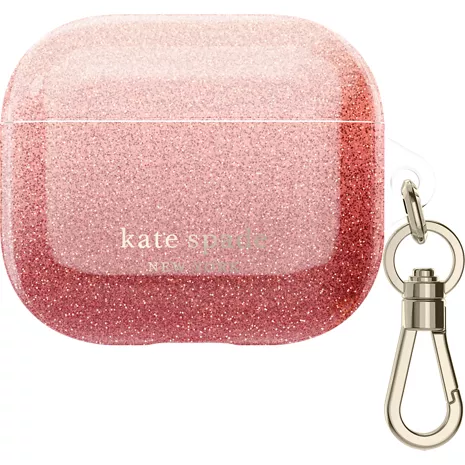 Estuche kate spade new york para los AirPods (3.ª generación) - Ombre Glitter Sunset