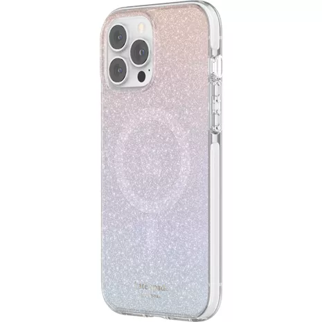 kate spade new york Funda dura con MagSafe para el iPhone 13 Pro Max - Ombre Glitter