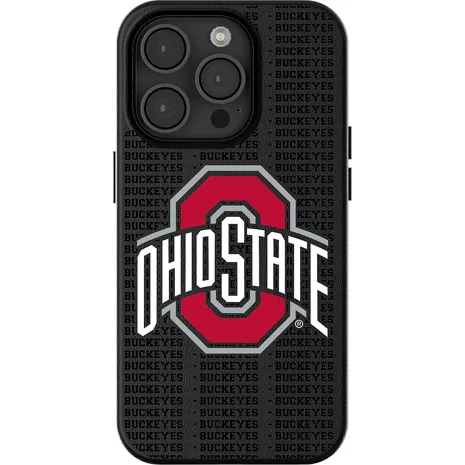 Keyscaper Funda Text Backdrop con MagSafe para el 16 Pro Max - Ohio State University