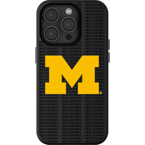 Keyscaper Funda Text Backdrop con MagSafe para el iPhone 16 Pro Max - University of Michigan