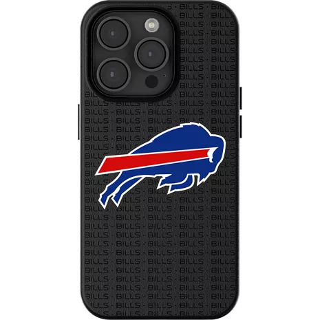 Keyscaper Funda NFL Team Text Backdrop con MagSafe para el iPhone 16 Pro Max - Buffalo Bills