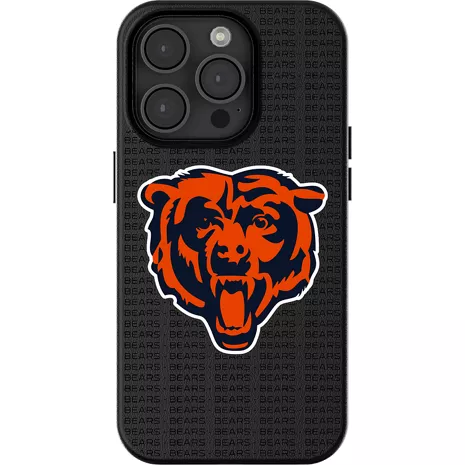 Keyscaper Funda NFL Team Text Backdrop con MagSafe para el iPhone 16 Pro Max - Chicago Bears