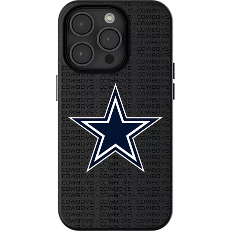 Keyscaper Funda NFL Team Text Backdrop con MagSafe para el iPhone 16 Pro Max - Dallas Cowboys