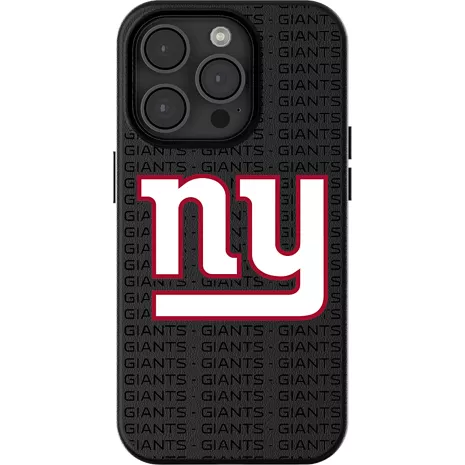 Keyscaper Funda NFL Team Text Backdrop con MagSafe para el iPhone 16 Pro Max - New York Giants