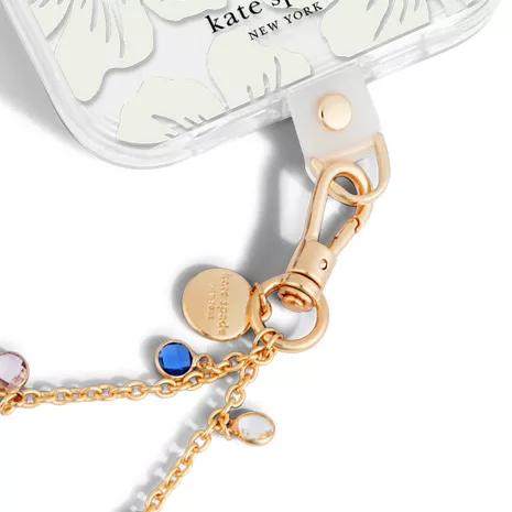 kate spade new york Pulsera con dijes para teléfono - High Shine