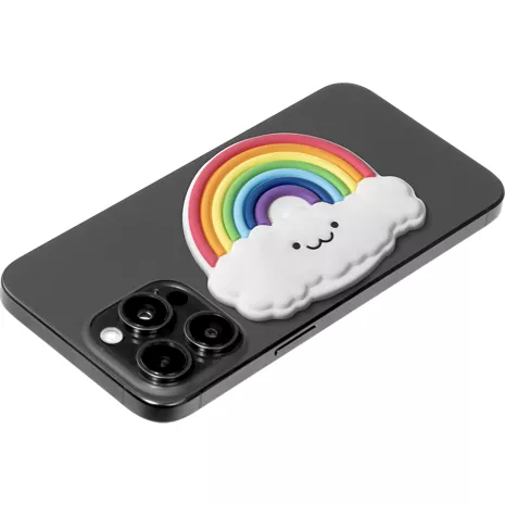 LAUT Insignia magnética MAGMOJI para teléfono con MagSafe - Rainbow Moji