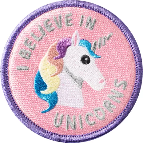 LAUT Insignia magnética MAGMOJI para teléfono con MagSafe - I Believe in Unicorns