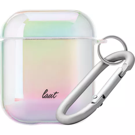 Estuche LAUT HOLO iridescente para los AirPods - Pearl