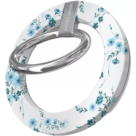 Velvet Caviar Anillo compatible con MagSafe - French Blue Floral