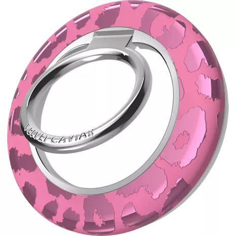 Velvet Caviar Anillo con MagSafe - Pink Ruby Leopard