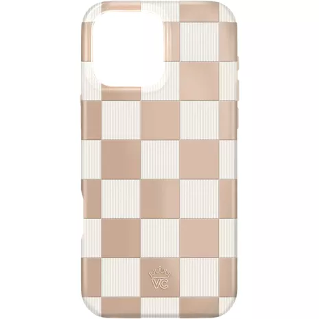 Velvet Caviar Funda Checker con MagSafe para el iPhone 16 - Nude Vibe