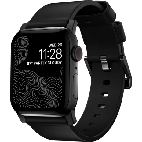 Nomad Correa de piel Modern para el Apple Watch con caja de 42/44/45/49 mm