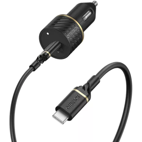 Kit de cargador rápido OtterBox para auto - Cargador para auto de 20 W con cable USB-C a USB-C