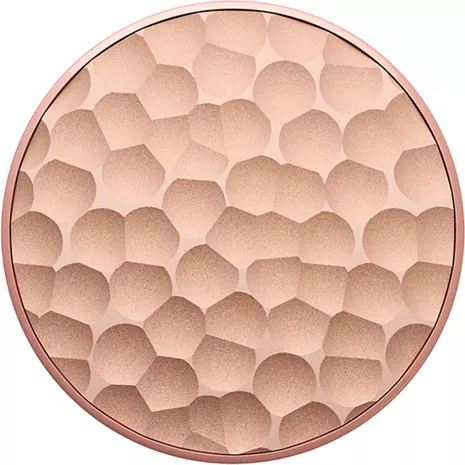 PopSockets PopGrip, Hammered Metal rose gold (color oro)