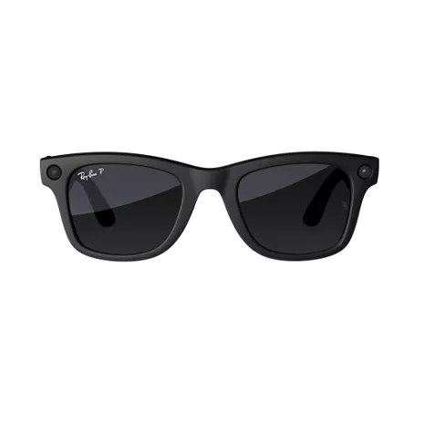 Ray-Ban Lentes inteligentes Meta Wayfarer con lentes de grafito, polarizados en degradé, grandes