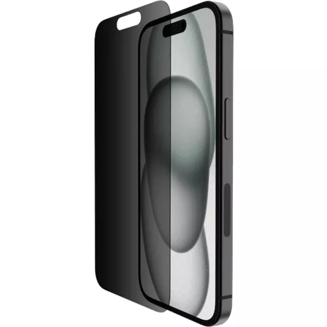 Verizon Protector de pantalla de vidrio SCREENFORCE Privacy para el iPhone 15 y iPhone 14 Pro