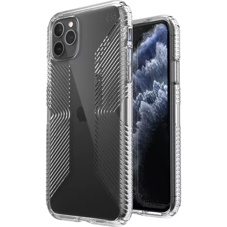 Funda Speck Presidio Perfect Clear Grip para el iPhone 11 Pro Max