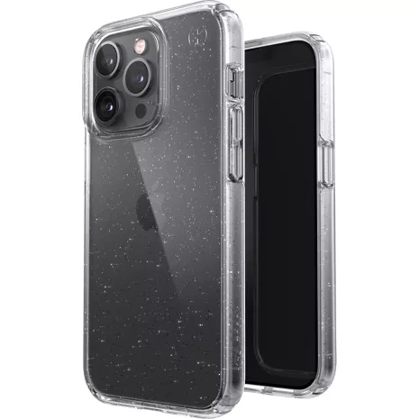 Funda Speck Perfect Clear Glitter para el iPhone 13 Pro