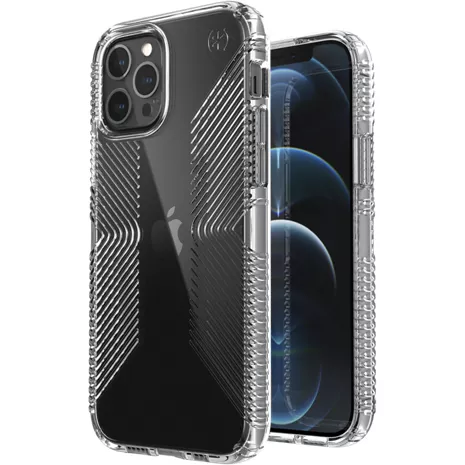 Funda Speck Presidio Perfect Clear Grip para el iPhone 12/iPhone 12 Pro