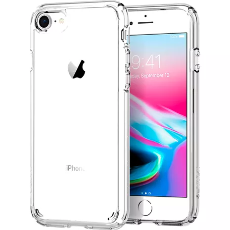 Spigen Funda Crystal Hybrid para el iPhone SE (3.ª gen./SE (2020)/8/7