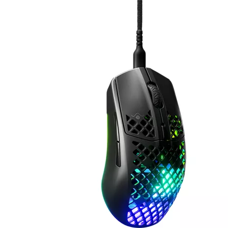 SteelSeries Ratón óptico alámbrico Aerox 3 para juegos