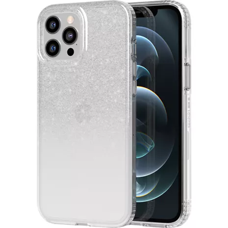 Funda Tech21 Evo Sparkle para el iPhone 12 Pro Max - Ombre Grey