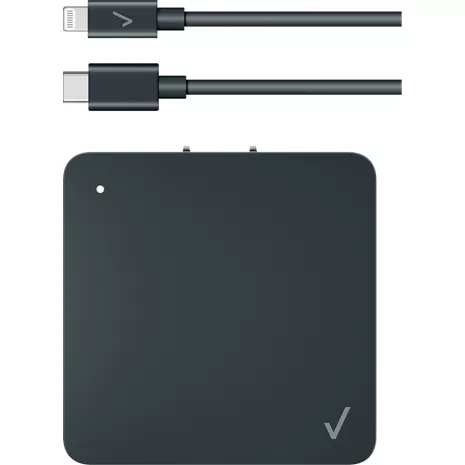 Cargador de pared de 45 W con USB-C y Lightning de Verizon